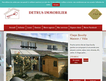 Tablet Screenshot of detrus-immobilier.fr